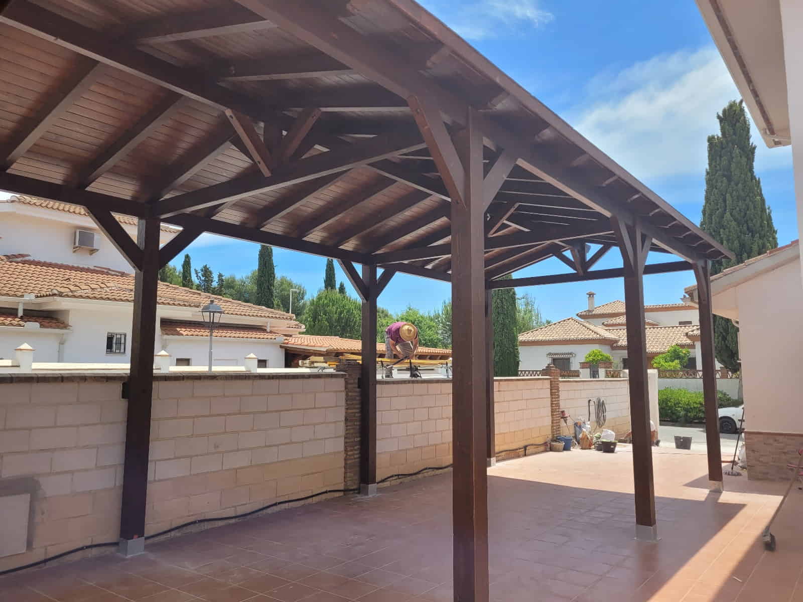 cenador a 2 aguar para carabanas en granada