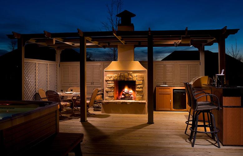 Pérgola de madera en Granada