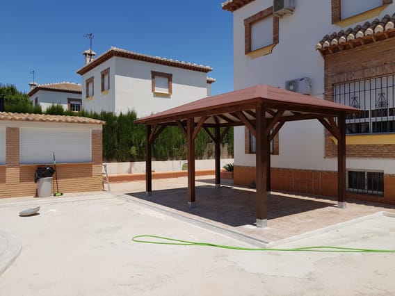 cenador 1 cenador en granada a 4 aguas