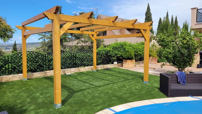 pergola 1 pergola en Granada autoportante